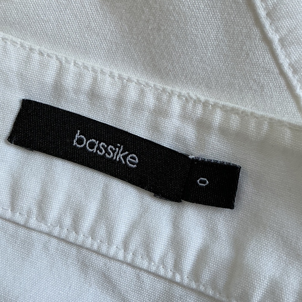 Bassike White Button-Detail Skirt Shorts - Picture 4 of 9